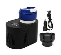 Respicefinem - Refroidisseur de Tasse de Voiture 2 en 1, Multifonction, Isolation Thermique et Froide, Tasse de Refroidissement électrique Intelligente, Prise de Voiture 12V, Blanc (Noire)