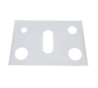 Respicefinem réutilisable résistant à la chaleur PTFE cuisinière à gaz couvercle supérieur protecteur doublure garde lavable noir pour la cuisine (Argent)