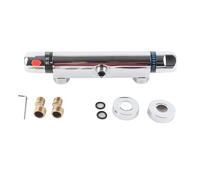 Respicefinem robinet de douche thermostatique température constante mélangeur d'eau chaude et froide, accessoire de salle de bains, sortie de tuyau vers le haut