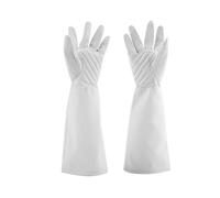 Respicefinem Rose élagage Jardinage Gants en Cuir Wearproof Anti-crevaison Long Gants de Travail Idéal pour Les tâches de Jardinage telles Que élagage Roses Berry Bushe (S Size)