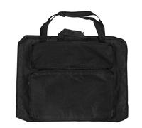 Respicefinem Sac à croquis noir à une épaule renforcé étanche portable grande capacité pour artistes croquis peinture transport d'outils sac en toile