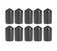 Respicefinem Snooker Cue Tip Cover Protecteur de pointe de queue de billard 10 pièces en caoutchouc durable protecteur de pointe de queue de billard petite tête club couvercle de (10mm)