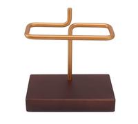 Respicefinem support de filtre à café en bois, support en papier filtre à café goutte à goutte pour la maison, les de café (Bois de noyer)