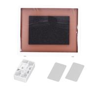 Respicefinem - Support de téléphone et Tablette de Douche, étanche, boîte de Rangement Murale pour écran Tactile, étui de Douche pour Salle de Bain à Domicile (Support pour Tablette (pivotant Blanc))