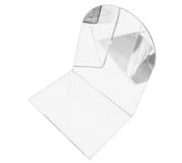 Respicefinem Transparent Acrylic Bookends Thickened Non Slip L Shaped and Decorative for Keeping Books in Place and Organizing Desks Ideal for Student R (White)