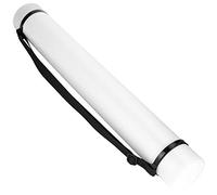 Respicefinem Tube de Rangement pour Dessins, étui de Collection télescopique épais et Extensible pour Affiches, brouillons, œuvres d'art, Cartes et Cannes à pêche - Longueur (Blanche)