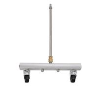 Respicefinem Undercarriage Cleaner Professional Under Car Water Broom with Four 65 Degree Fan Nozzles for Efficient Cleaning of Cars Patios Courtyards Entrances