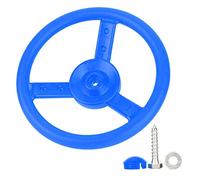 Respicefinem Volant pour balançoire pour Enfants - Volant pour Aire de Jeux - Jouet en Plastique Robuste et Rotatif - Jouet de Conduite pour balançoires d'extérieur - Jaune - (Bleue)