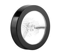 RespiceFinem Wine Bottle Coaster Gup Tup avec Une lumière LED Changeante pour la fête ou Le Bar environnemental Non Toxique en Plastique ABS et Facile à Nettoyer (Black Shell Colorful Light)