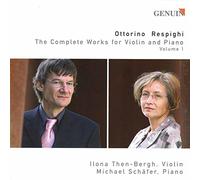 Respighi – Oeuvres pour violon et piano, vol. 1 – Walter Genuin