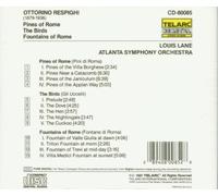 Respighi: Pines of Rome, The Birds & Fountains of Rome by Lane/ASO [Audio CD]