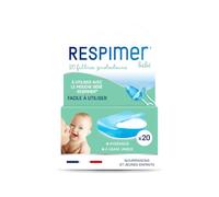 Respimer Recharges Mouche Bébé, 20 Filtres Protecteurs, Rhume et Rhynopharyngite Accessoire(S) pc(s)
