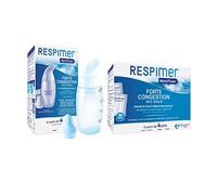 RESPIMER® NetiFlow® - Kit d'irrigation nasale - 1 Dispositif + 36 Sachets - Dispositif breveté et Fabriqué en France - Dès 4 ans