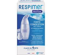 Respimer Netiflow Kit d'Irrigation Nasale dès 4 ans 1 Dispositif + 6 Sachets