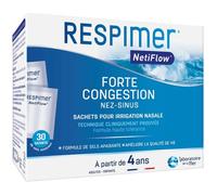 Respimer NetiFlow Recharges pour Irrigation Nasale 30 sachets