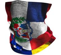 Respirant Bandeau Magique Porto Rico Drapeau Maroc Drapeau marocain Echarpe Gaiter Gaiter 26X30cm pour Adulte,Randonnée,Jogging