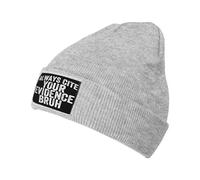 Respirant Bonnet Souple Tricoté C'est drôle, cite Toujours tes preuves, mec Tricoter Chapeau Épais Chapeau d'hiver Tricoté pour Femme Ski Cyclisme