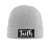 Respirant Bonnet Tricoté Sa volonté, sa Voie, ma Foi, christianisme, Foi, Jésus, Religieux Bonnet Hiver Chaud Tricot Léger Knit Beanie pour Femme Sports Cyclisme