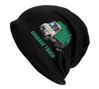 Respirant Capuche Tricotée Camion Poubelle Drôle Cycling Cap Moderne Bonnet De Nuit pour Ski, Le Patinage, Le Sport