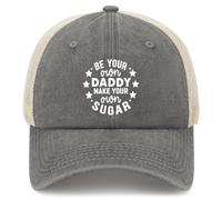 Respirant Casquette Baseball,Chapeau De Golf Soyez Votre Propre Papa, Faites Vos Propres Sucres Casual Casquette De Baseball pour Voyages Cyclisme Eté