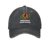 Respirant Casquette Baseball Sasquatch Bigfoot m'a vu mais Personne ne Le croit Chapeau de Golf Classic Casquette de Sport pour Cyclisme Sport Voyages