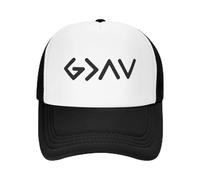 Respirant Dieu est Plus Grand Que Les Hauts et Les Bas Casquette de Baseball en Maille Été en Plein air Hommes Femmes Mode Chapeaux de Sport Hip Hop Trucker Cadeau