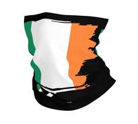 Respirant Écharpe Tube,Drapeau Irlandais Vintage,Chapeaux Demi-Visage étanche à la poussière Cache-Col pour Cyclisme Yoga Femme 26X30cm