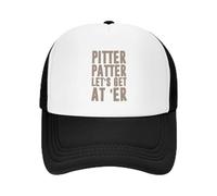Respirant Pitter Patter LetterKenny Mesh Casquette De Baseball Été en Plein Air Hommes Femmes Mode Sport Chapeaux Hip Hop Trucker Cadeau