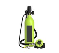 Respirateur De Plongée De Divertissement Sous-marin Portatif De Jauge De Pression D'acier Inoxydable De Tube D'extension De Cylindre De 1L
