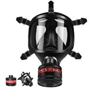 Respirateur intégral avec filtre à charbon actif de 40 mm pour vapeur organique, protection chimique, soudure, anti-poussière, peinture et résine époxy