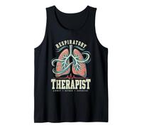 Respiratoire Thérapeute Respiratoire Oxygen Expertise RT Care Lungs Débardeur