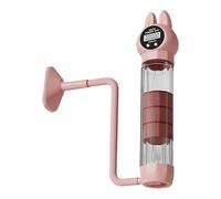 Respiratory Breathing Trainer, Abdominal Muscle Tool, 8.66x1.97 in Dumbbell Air Exerciser, Adjustable Resistance Design, Built-in Counting Feature for Adults, Women, Athletes