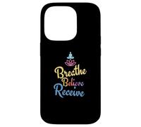 Respire, Croire, recevoir Coque pour iPhone 14 Pro