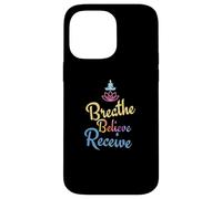 Respire, Croire, recevoir Coque pour iPhone 14 Pro Max