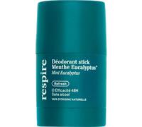 Respire Déodorant 48h Rechargeable Menthe Eucalyptus Stick 50g