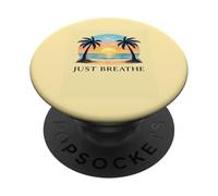 Respirez, Calme, énergie, Respiration, Vie consciente, Flux de Tai Chi PopSockets PopGrip Adhésif