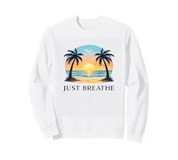 Respirez, Calme, énergie, Respiration, Vie consciente, Flux de Tai Chi Sweatshirt