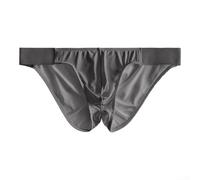 Respirez de la fraîcheur avec ces sous-vêtements doux et élastiques pour homme, parfaits pour toutes les occasions (L gris)