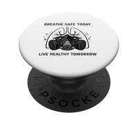 Respirez en Toute sécurité Aujourd'hui - Vivez en Bonne santé Demain | EPI respiratoire PopSockets PopGrip Adhésif
