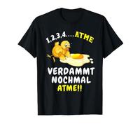 Respirez Encore des Poussins Amusants. T-Shirt Graphique avec Valeur, Homme, Noir, M