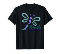 Respirez la Libellule Prévention du Suicide Sensibilisation à la santé mentale T-Shirt