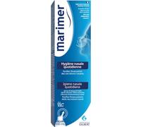 Respirez librement au quotidien grâce au spray nasal MARIMER, hygiène du nez à l'eau de mer 100 % naturelle, facilite l'évacuation des sécrétions, format 100mL - Lot de 3