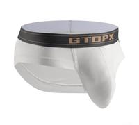 Respirez profondément dans nos slips élégants pour homme offrant un confort supérieur et un ajustement de soutien (XXL blanc)