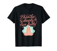 Respirez profondément, vivez pleinement Le Yoga T-Shirt