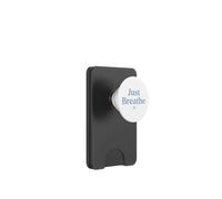 Respirez Simplement Une Citation Calme avec Lotus Minimal PopSockets PopWallet pour MagSafe