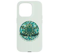 Respirez, yogo Tee Grenouille méditative géométrique Coque pour iPhone 15 Pro