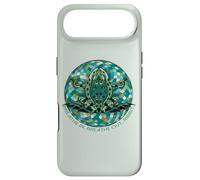 Respirez, yogo Tee Grenouille méditative géométrique Coque pour iPhone Air