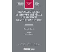 Responsabilité civile et responsabilité pénale. A