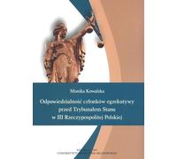 Responsabilité des membres de l'exécutif devant le tribunal de l'État