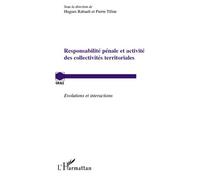 Responsabilité pénale et activité des collectivités territoriales Evolutions et interactions - Pierre Tifine - L'harmattan - broché - Etude
